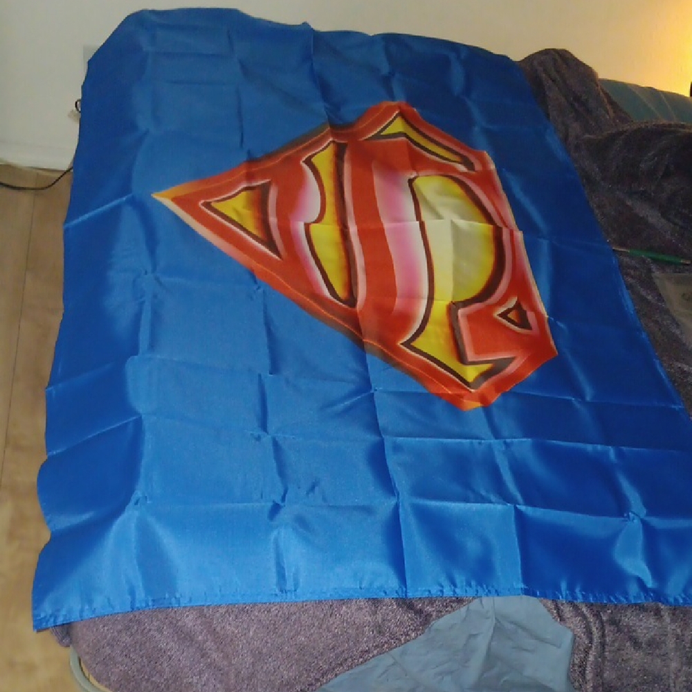 Vibrant Blue and Red Geometric Duvet Cover